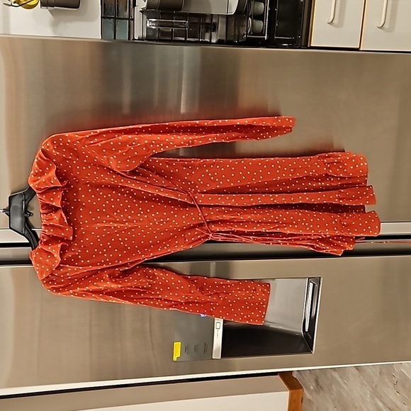 💕REALISATION PAR💕 The Alexandra Dress ~ Red Star Print XS - Picture 12 of 16